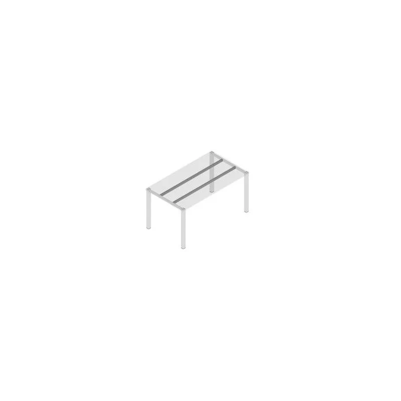 Raccord pour pieds de table Frame / gris