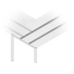 Raccord pour pieds de table Frame / gris