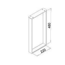 Support pour ordinateur Frame / gris