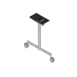 Pied pliant pour structure de table PARK Z avec roulettes / gris