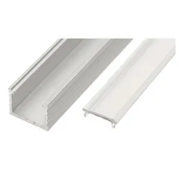 Profilé en aluminium LL-04 pour éclairage LED avec embout