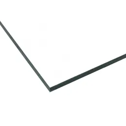 Plan de travail compact FUNDERMAX Blanc / âme noire