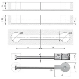 Raccord pour l’assemblage de plans de travail Quick