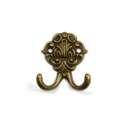 Porte-manteau rustique ORIO / Laiton vieilli