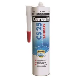 Silicone sanitaire CERESIT CS25 / Blanc