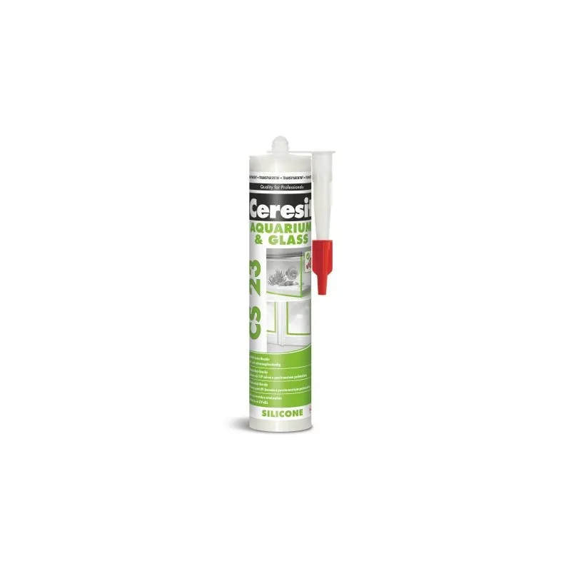 Silicone pour verre CERESIT CS23 / Transparent