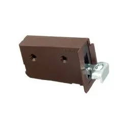 Quincaillerie pour suspendre un meuble sur un rail – Marron / paire