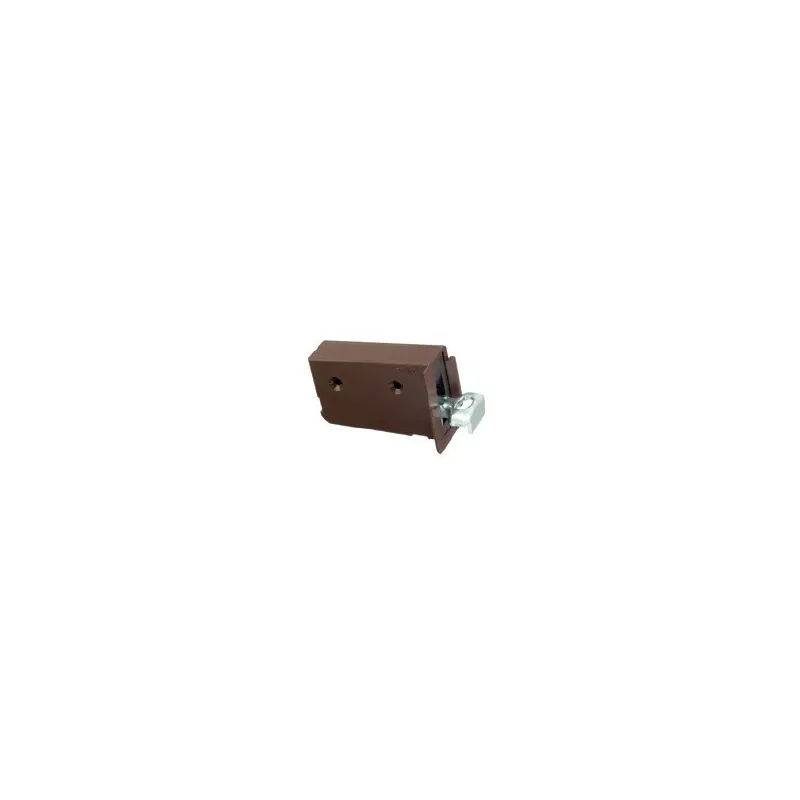 Quincaillerie pour suspendre un meuble sur un rail – Marron / paire