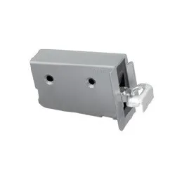 Ferrure de suspension d’armoire sur rail – Gris / paire