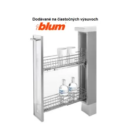 Panier coulissant avec amortissement INOXA BLUM – 2110 / chrome