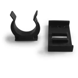 Fixation de pied pour socle en bois / Noir