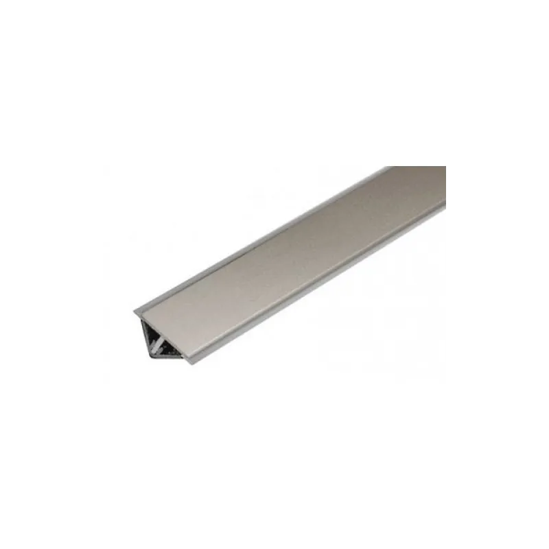 Profilé d’étanchéité L20/T en aluminium brossé