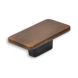 Poignée bouton SIMPS / Laiton brossé