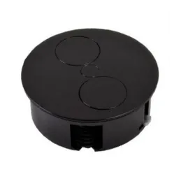 Prise électrique Twister + USB / Noire