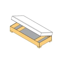 Mécanisme de levage pour lit – ouverture latérale / kit