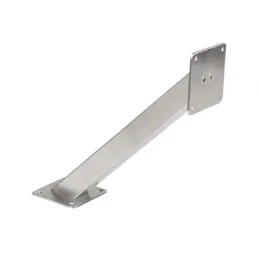 Console d’angle carrée 200x40 / Inox