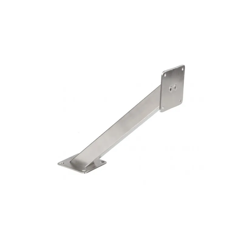 Console d’angle carrée 200x40 / Inox