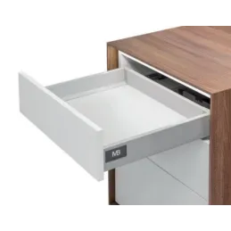 Boîte de rangement de cuisine – MODERNBOX basse / Grise