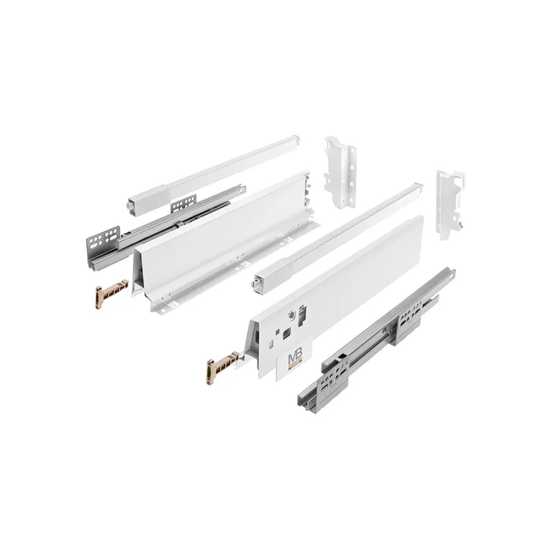 Boîte de cuisine – MODERNBOX moyenne avec barre de suspension / Blanche