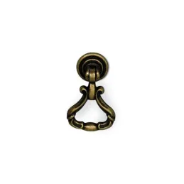 Bouton ALMA / Laiton ancien