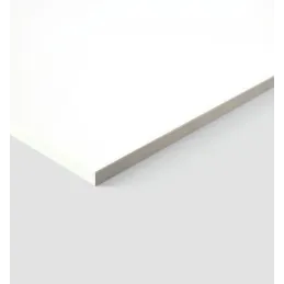 Plan de travail compact Solid Blanc alpin (noyau blanc) / W1101/ST76