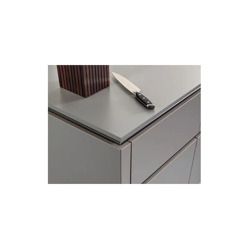 Plan de travail compact Solid Gris clair (cœur gris) / U7081/ST76