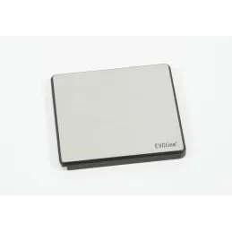 Prise électrique Evoline Square 80 / Acier inoxydable