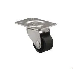 Roue pivotante de 25 mm / Noire