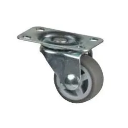 Roulette pivotante de 30 mm / Grise