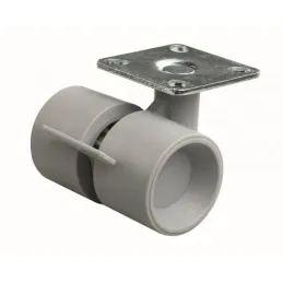 Roulettes design avec frein SPEED 40 mm / Gris