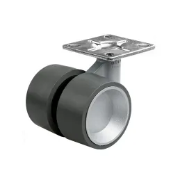 Roue design avec frein SPEED 60 mm / Gris