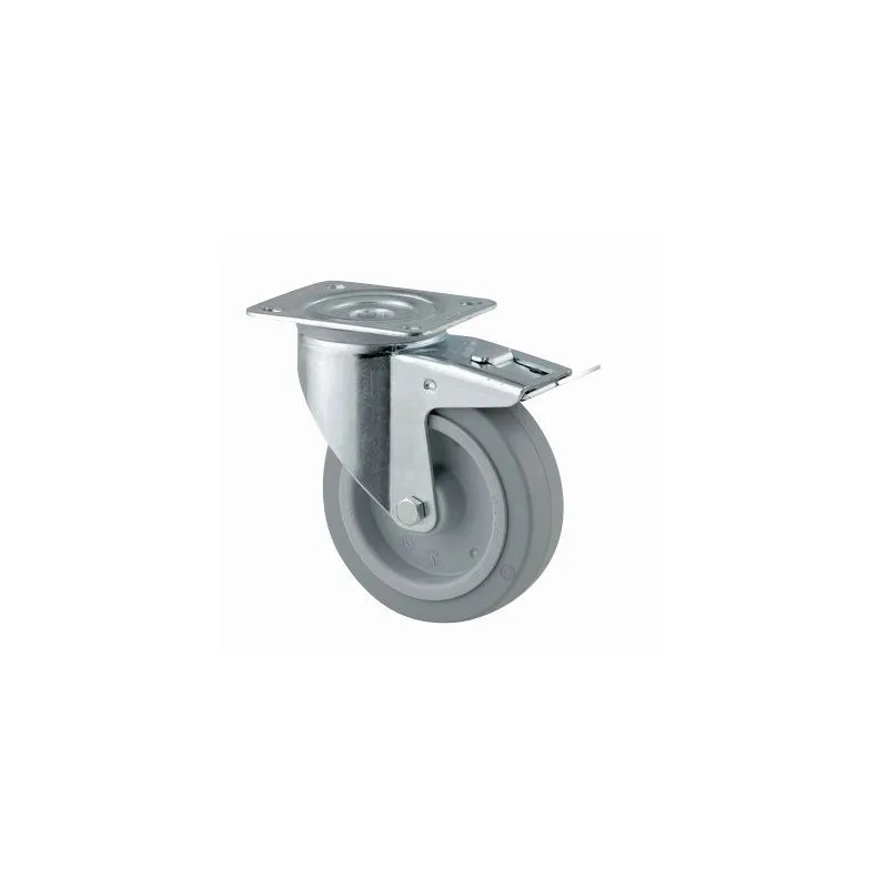 Roulette de meuble TENTE avec frein, 100 mm
