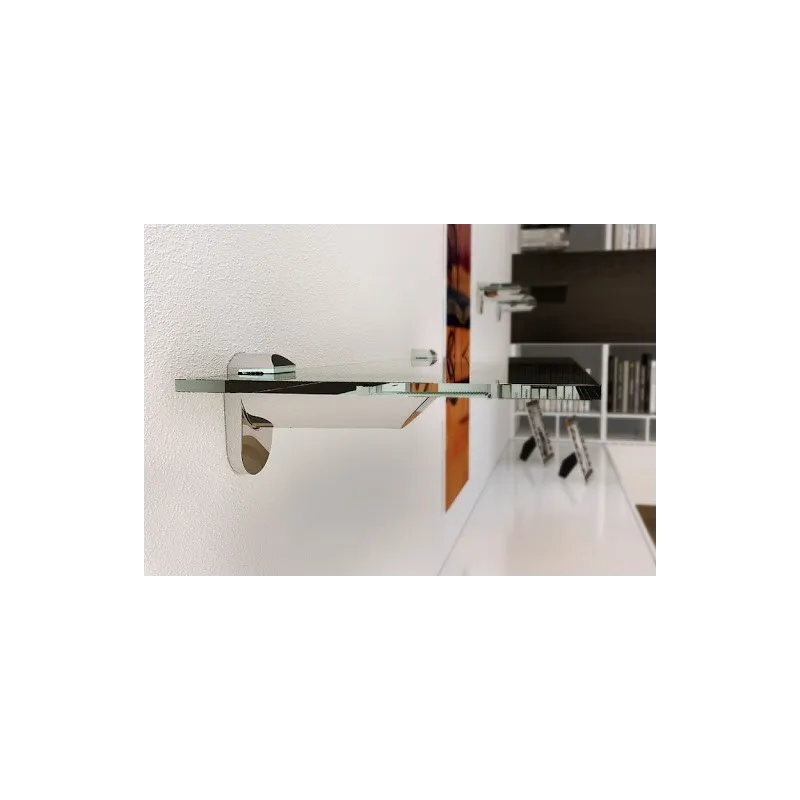 Support d’étagère OMEGA / Chrome brillant