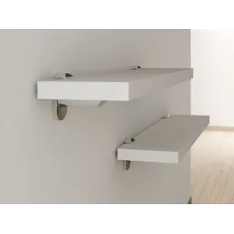 Support d’étagère OMEGA / Chrome brillant