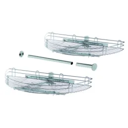 Carrousel coulissant et pivotant SMART 180° / Chrome brillant