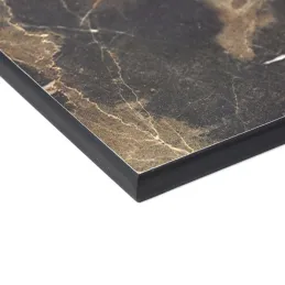 Plan de travail compact Oriental Stone Brown (noyau noir) / S63007 CM