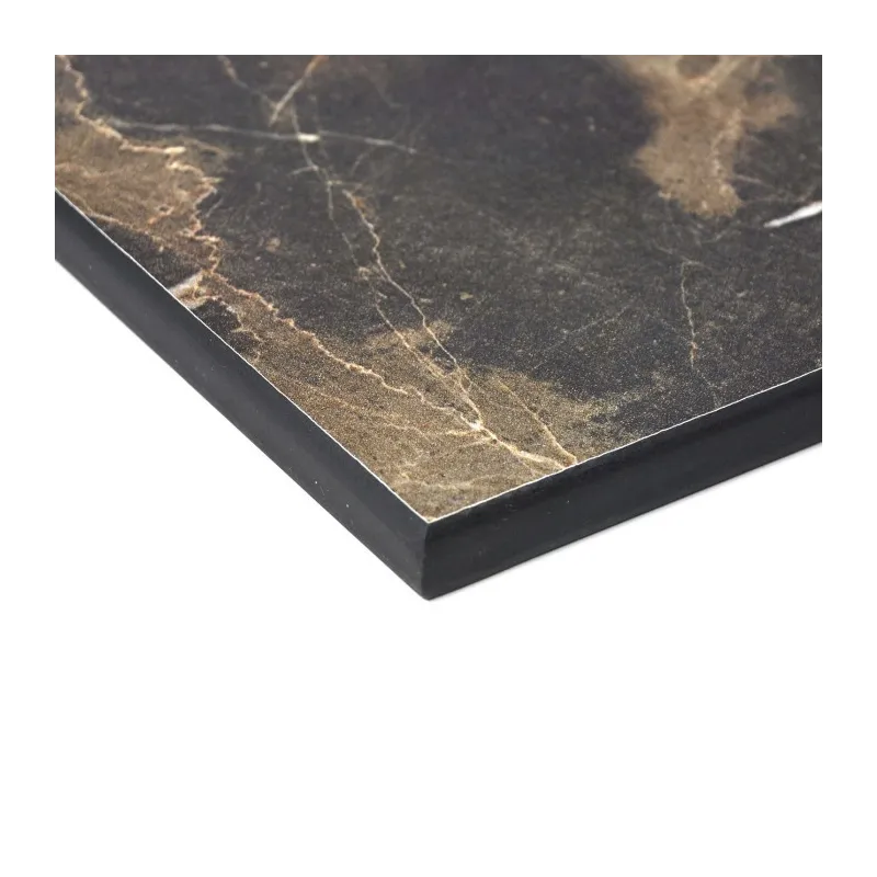 Plan de travail compact Oriental Stone Brown (noyau noir) / S63007 CM