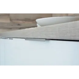 Poignée de chant de porte AEROS / Acier inoxydable