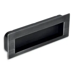 Poignée à encastrer MALI / Noir brossé