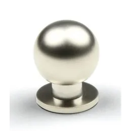 Bouton ROUND 18 / Nickel mat.