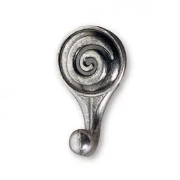 Porte-manteau rustique ORION UNO / Argent antique