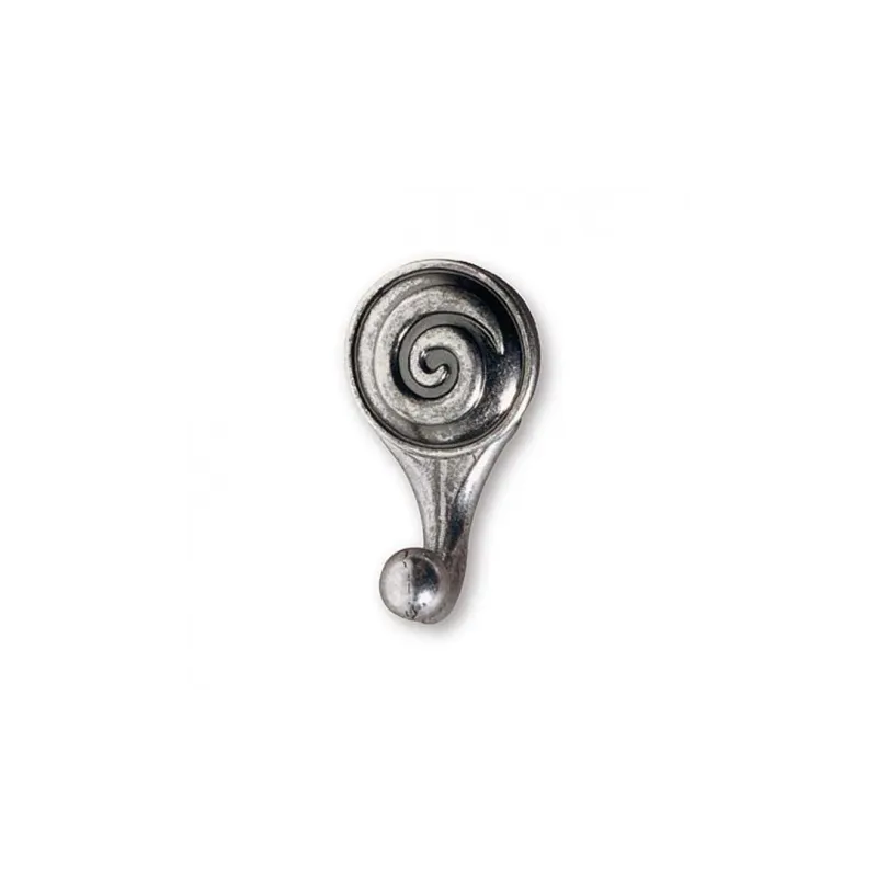 Porte-manteau rustique ORION UNO / Argent antique