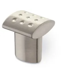 Bouton de meuble POINT-R / Nickel brossé