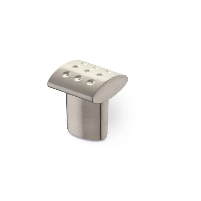 Bouton de meuble POINT-R / Nickel brossé