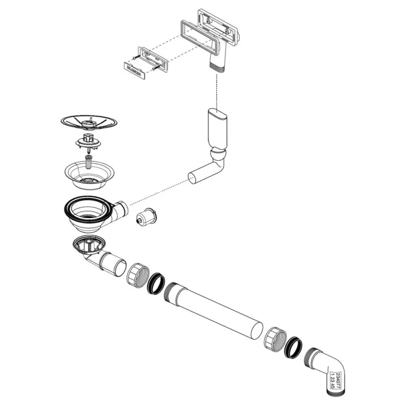 Ensemble de siphon Blanco