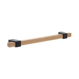 Poignée en bois INDUSTRIALE / Chêne verni