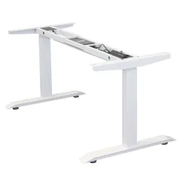 Structure de bureau électrique réglable en hauteur AMOR / Blanc