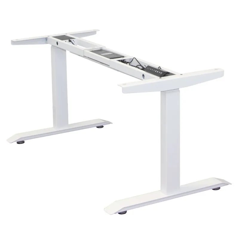 Structure de bureau électrique réglable en hauteur AMOR / Blanc