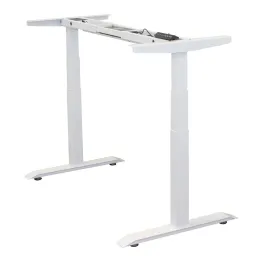 Structure de bureau électrique réglable en hauteur AMOR / Blanc