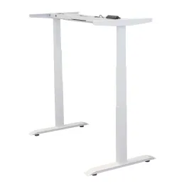 Structure de bureau électrique réglable en hauteur AMOR / Blanc